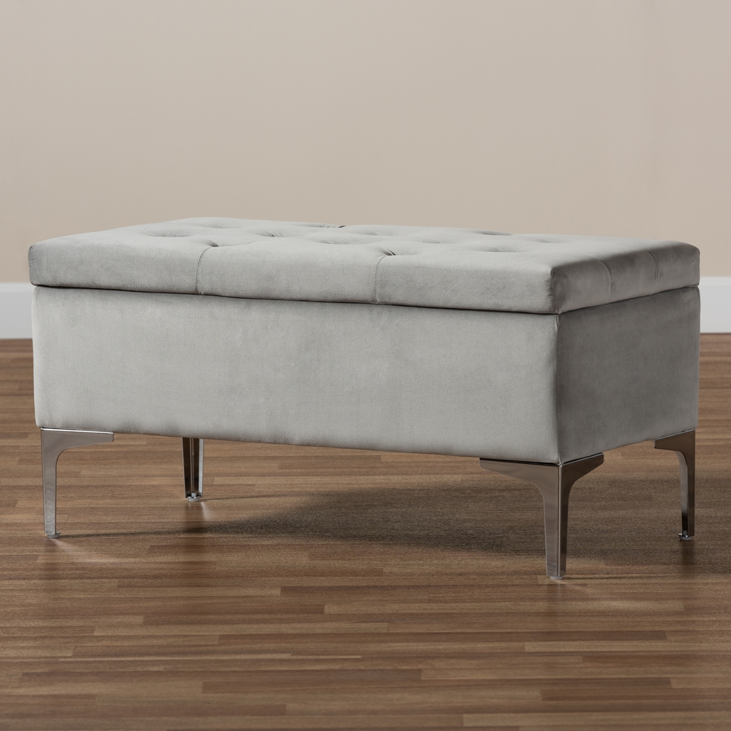 Kari Way Gray Ottoman - Thumbnail - Image 10