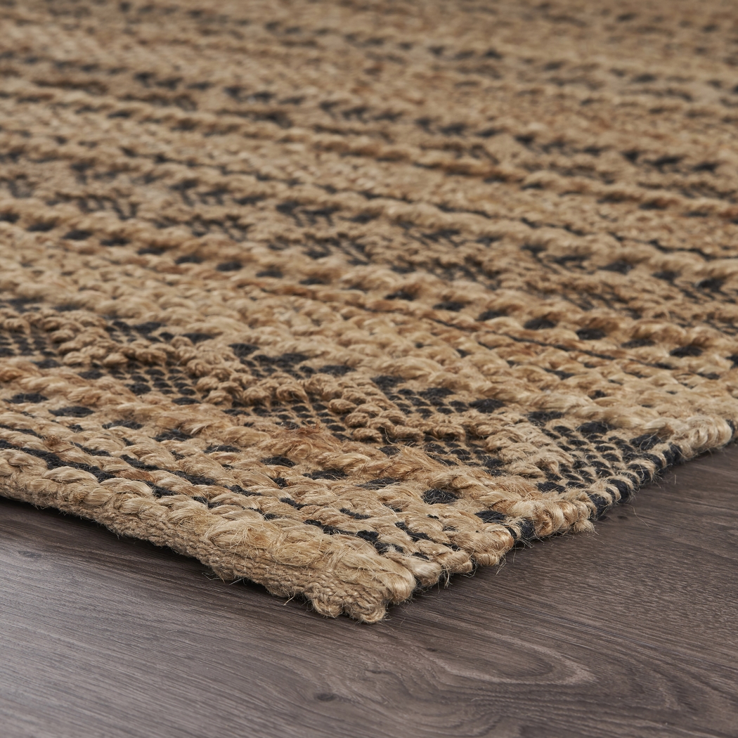 Karima Black 9'9 x 7'9 Rug - Thumbnail - Image 2