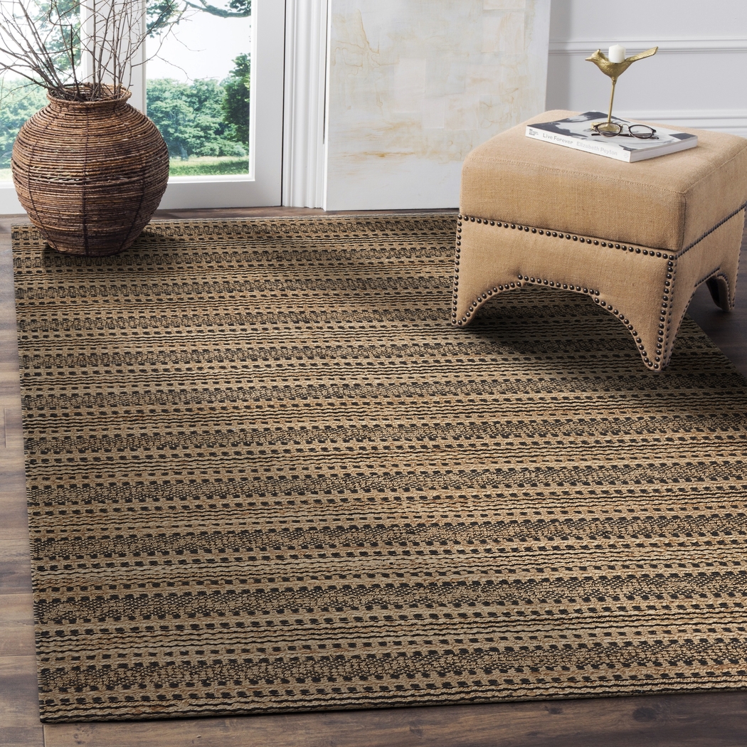 Karima Black 9'9 x 7'9 Rug - Thumbnail - Image 3