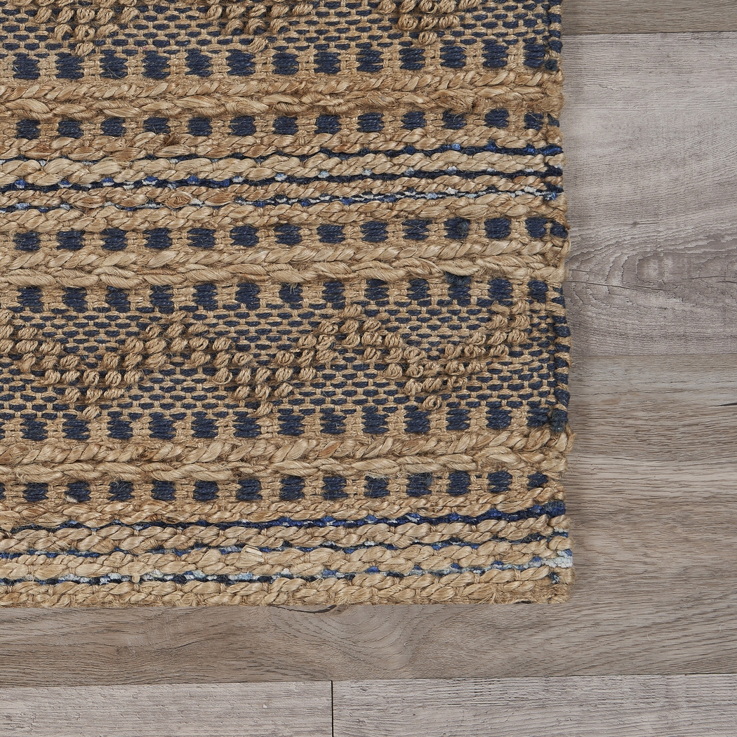 Karima Blue 9'9 x 7'9 Rug - Thumbnail - Image 2