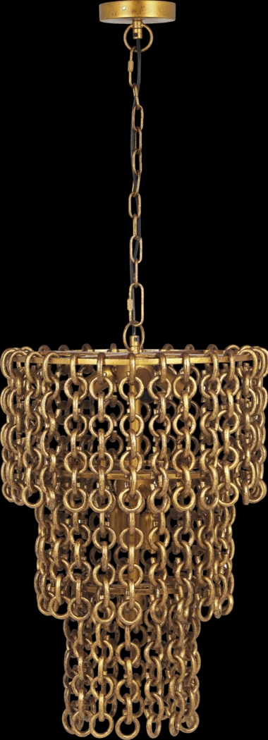 Karis Hollow Brass Chandelier - Thumbnail - Image 3
