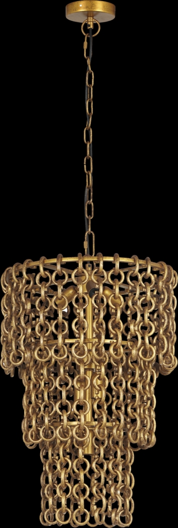 Karis Hollow Brass Chandelier - Thumbnail - Image 1
