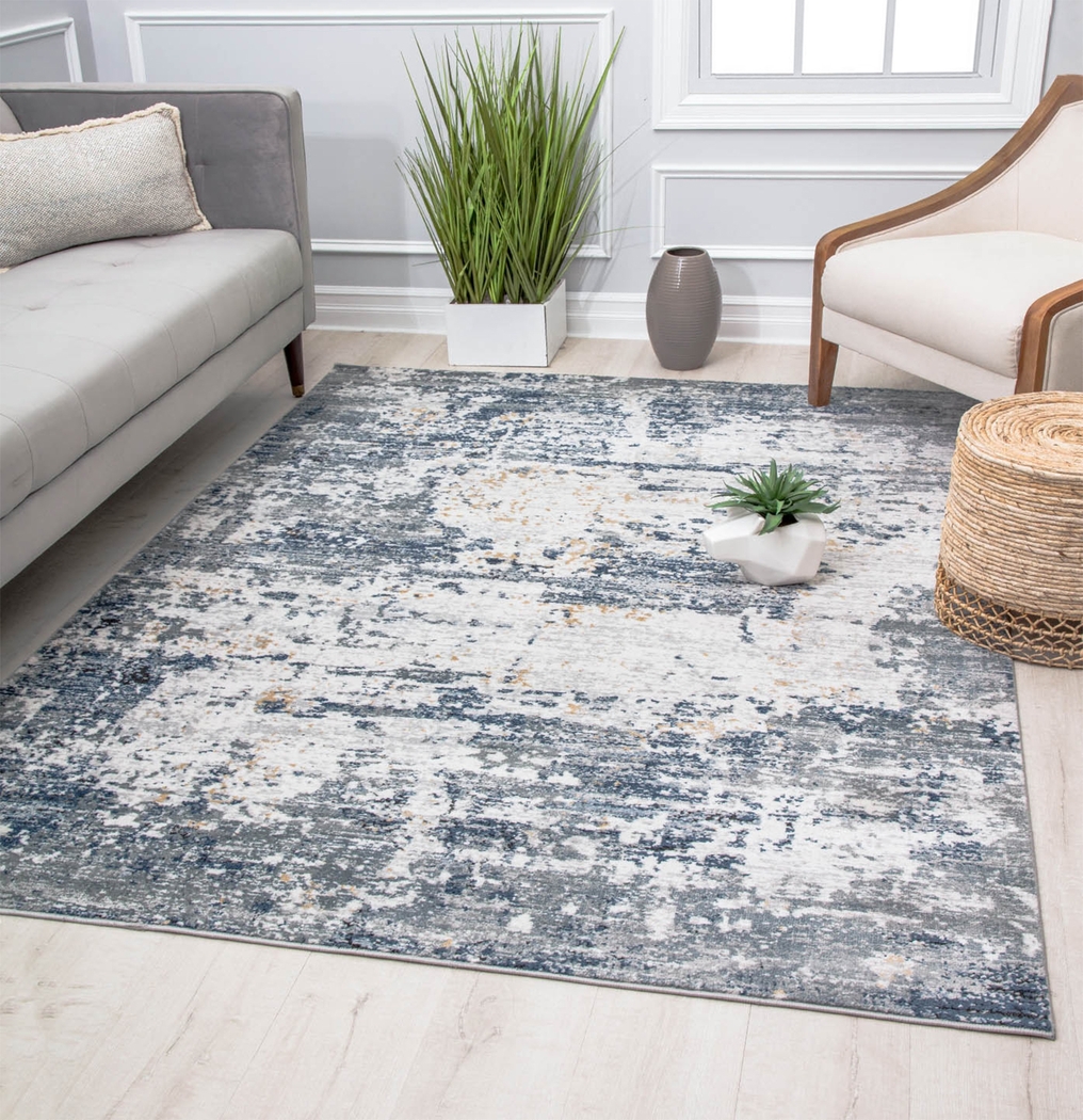 Karlee 8' x 10' Blue Rug - Thumbnail - Image 2