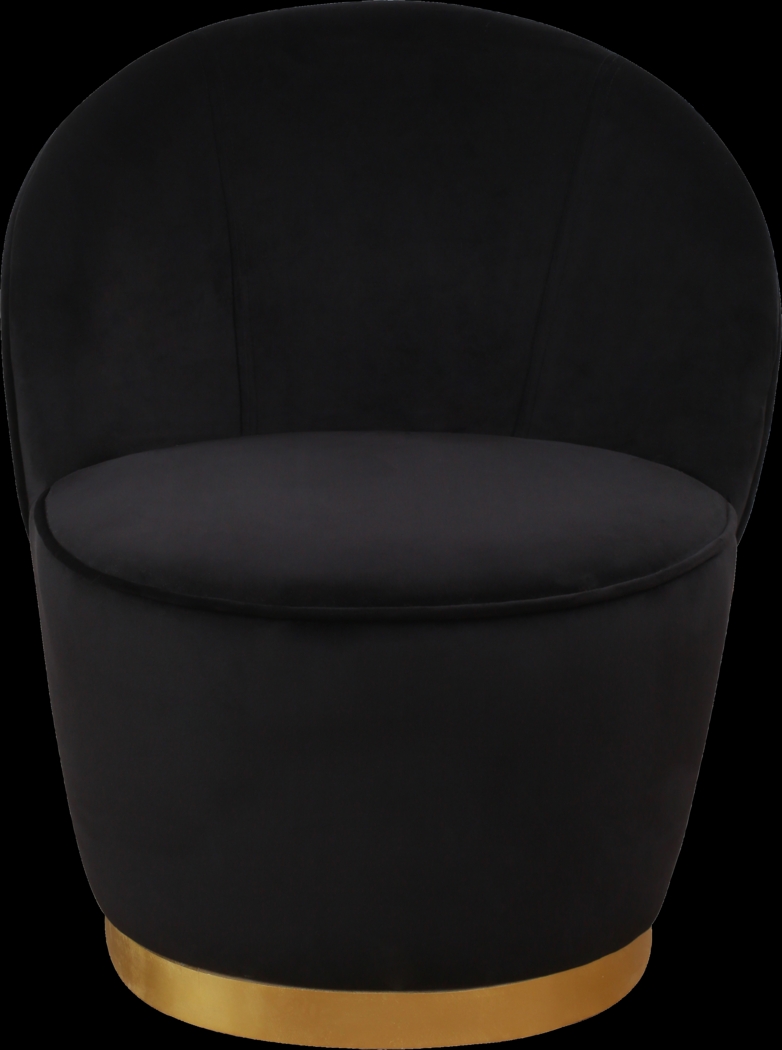 Karleen Black Accent Chair - Thumbnail - Image 2