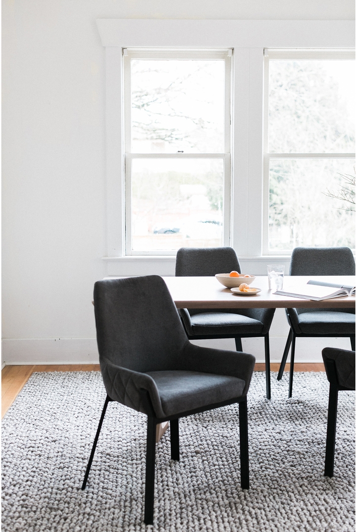 Karlowe Gray Arm Chair, Set of 2 - Thumbnail - Image 8