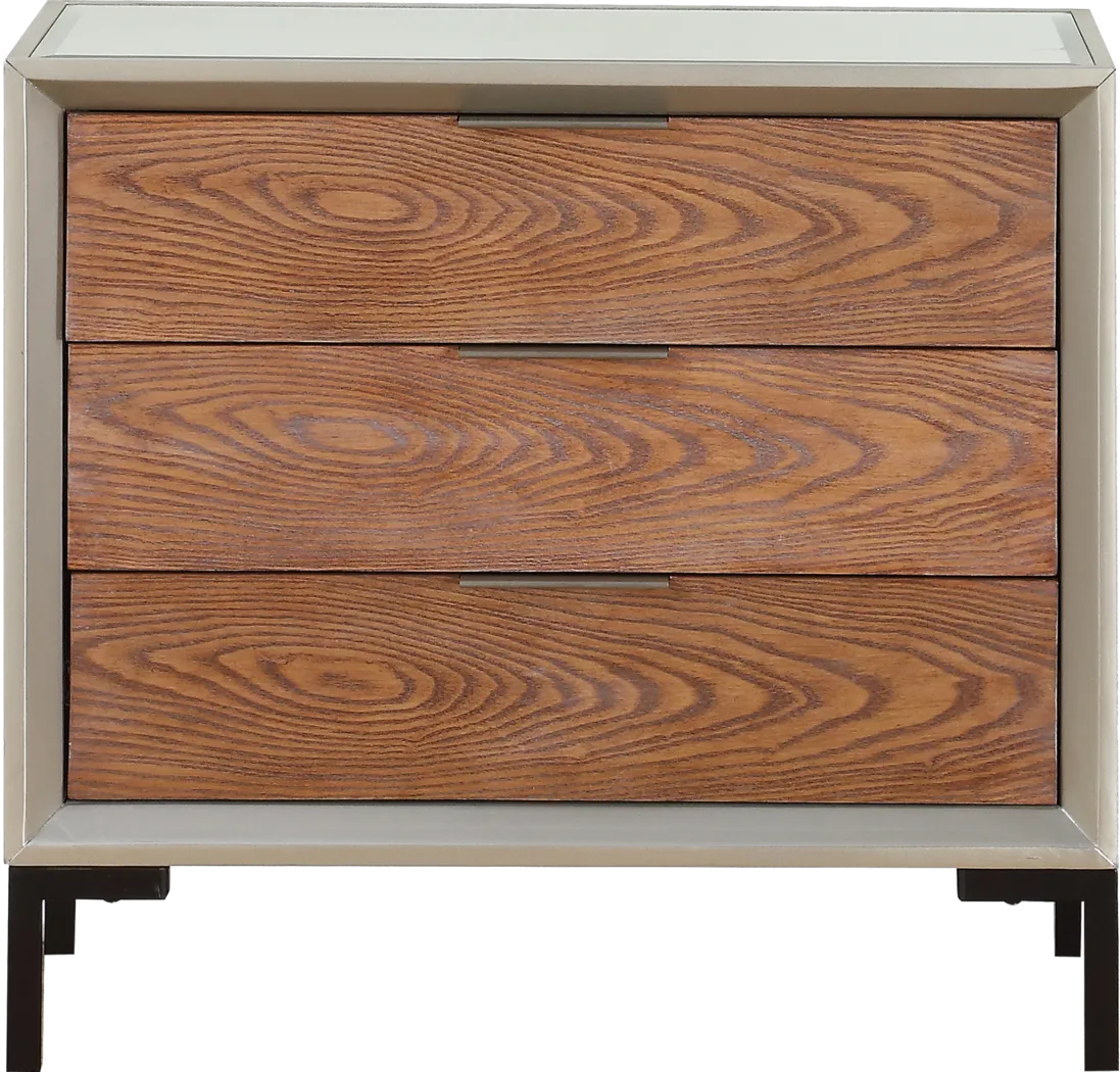 Karmen Annex Brown Accent Cabinet - Thumbnail - Image 2