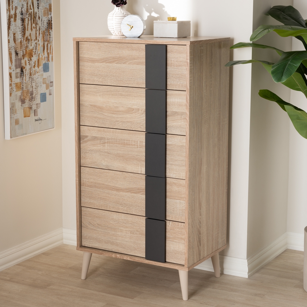 Karori Brown Accent Cabinet - Thumbnail - Image 2