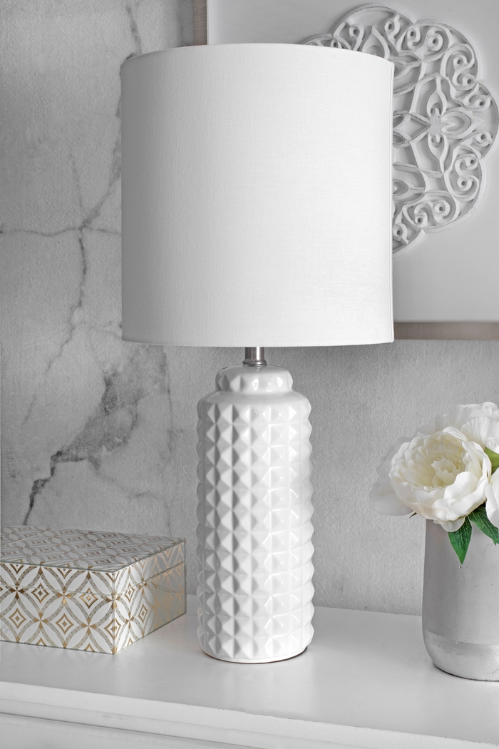 Karsten White Lamp - Thumbnail - Image 3