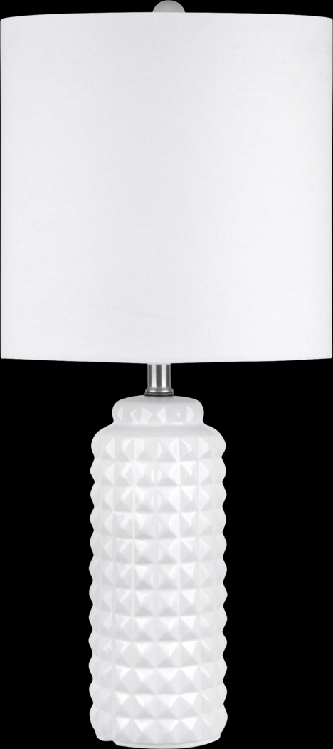 Karsten White Lamp - Thumbnail - Image 1