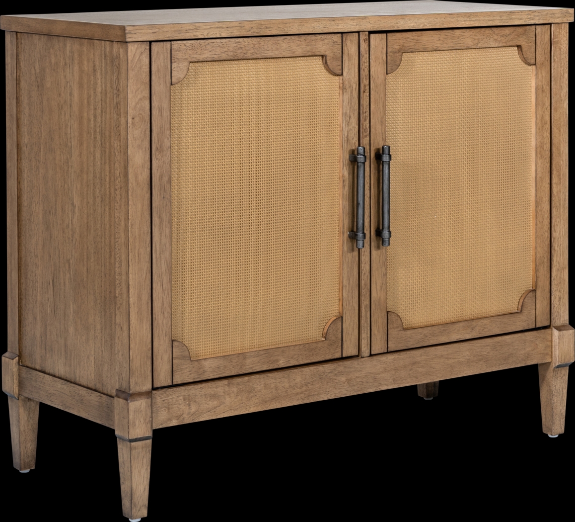 Kartsview Beige Accent Cabinet - Thumbnail - Image 1