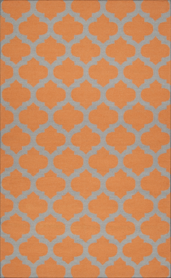 Kasbah 5 x 8 Orange Rug - Thumbnail - Image 1