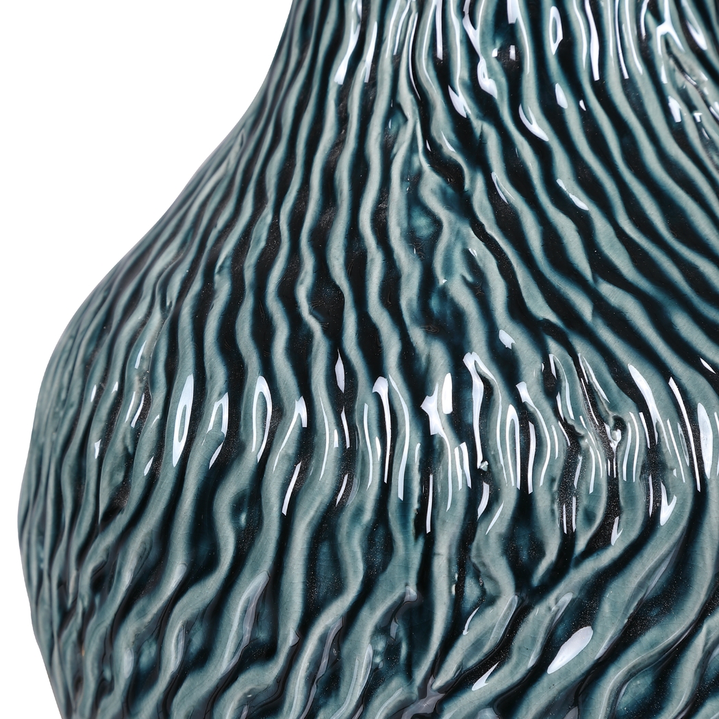 Kaseem Teal Decor Bottle, Set of 2 - Thumbnail - Image 2