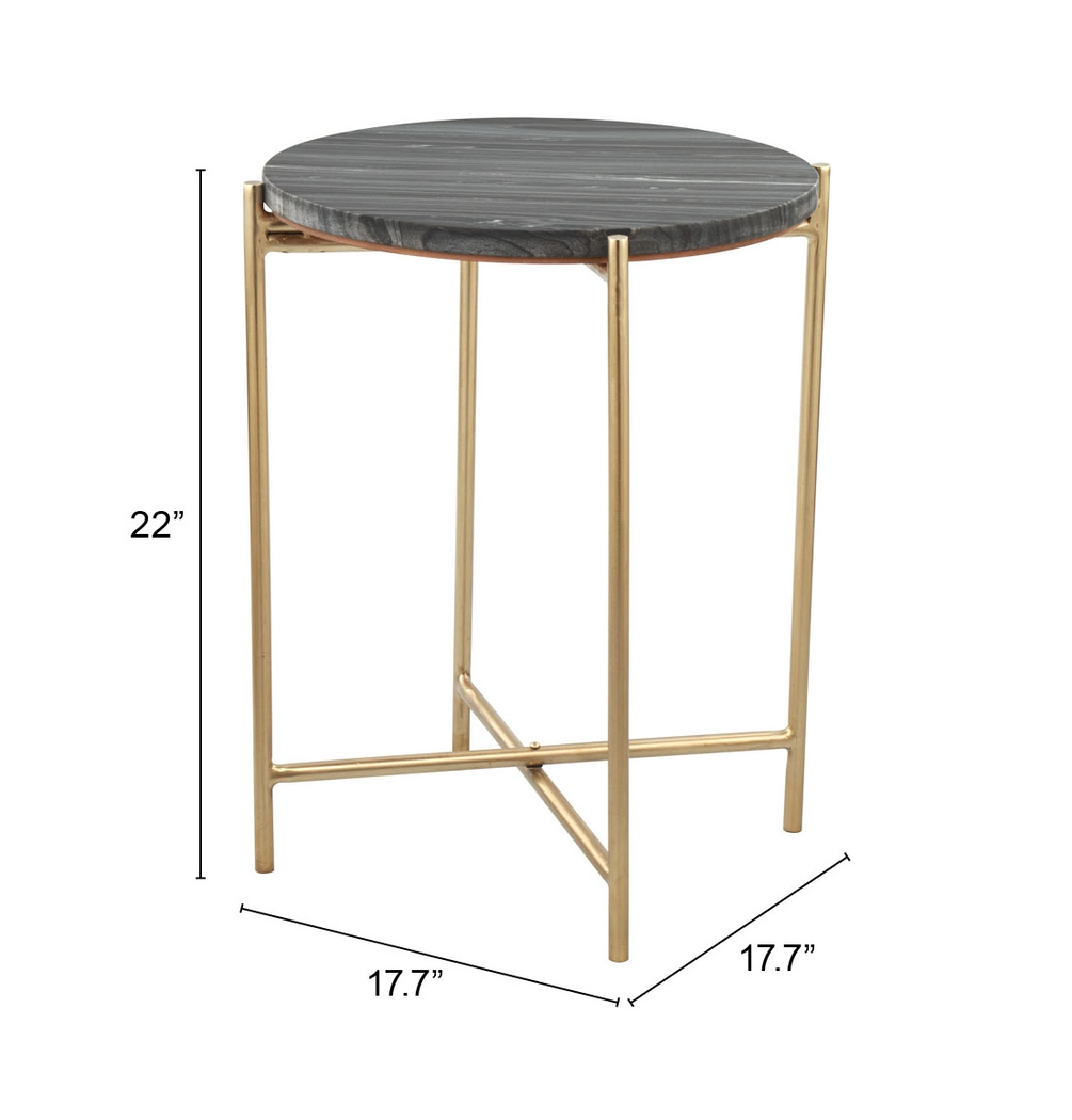 Kasilaf Gray End Table - Thumbnail - Image 9