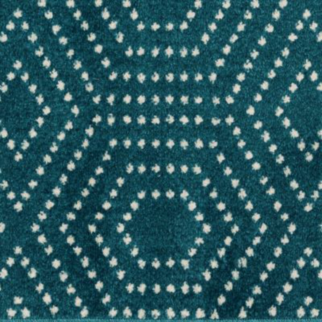 Kasiya Teal 2' x 7' Indoor/Outdoor Runner - Thumbnail - Image 8