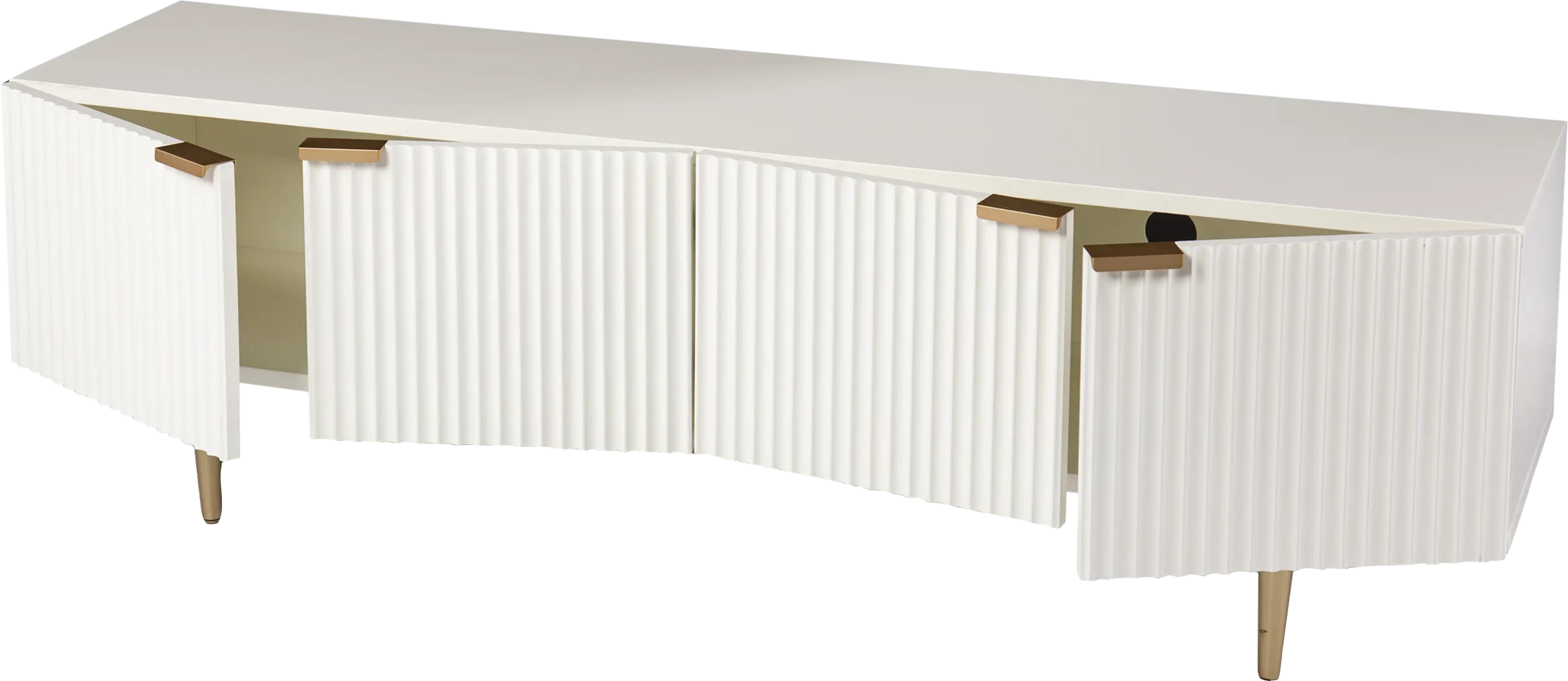 Kassarine White 60 in. Console - Image 5