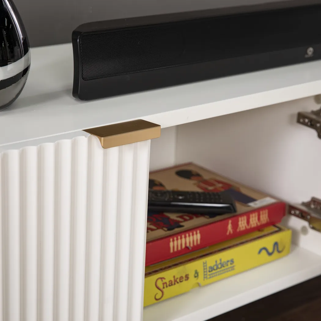 Kassarine White 60 in. Console - Image 6