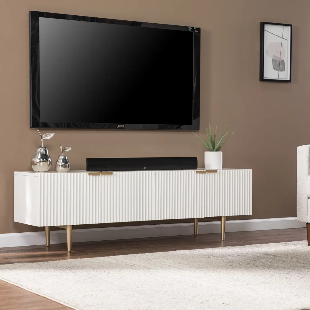 Kassarine White 60 in. Console - Image 7