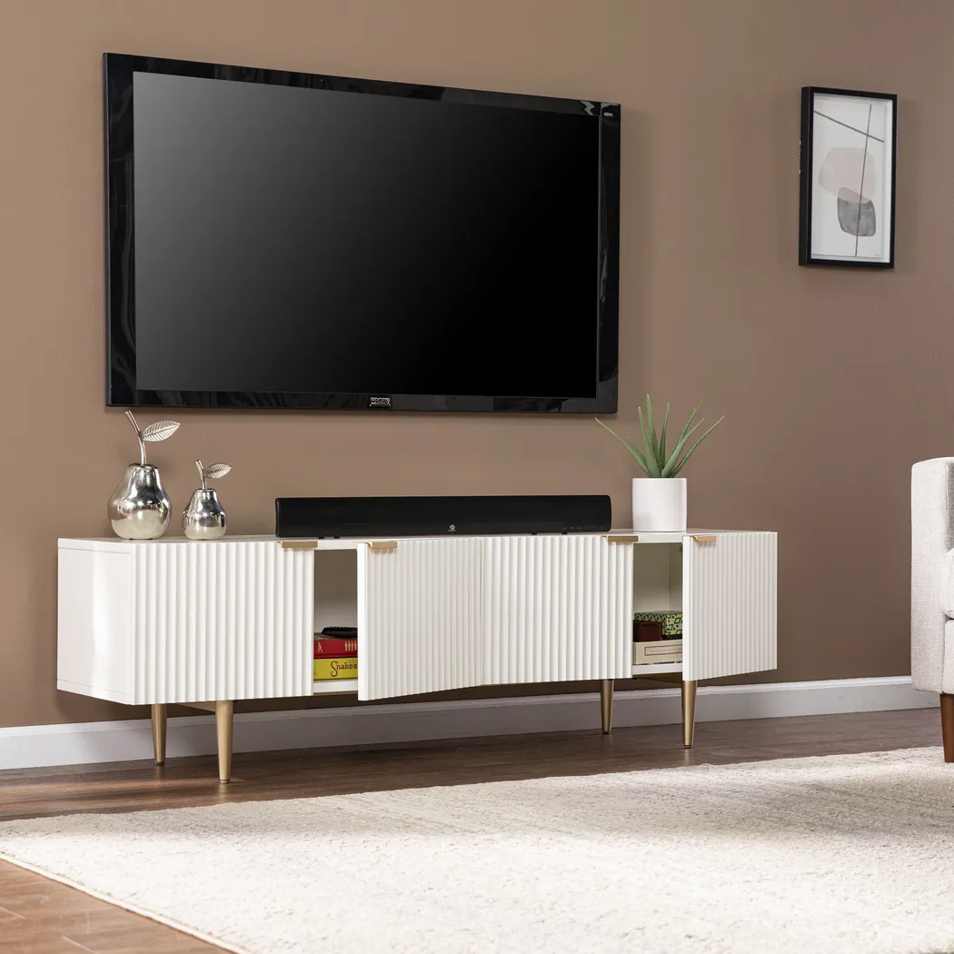 Kassarine White 60 in. Console - Image 8