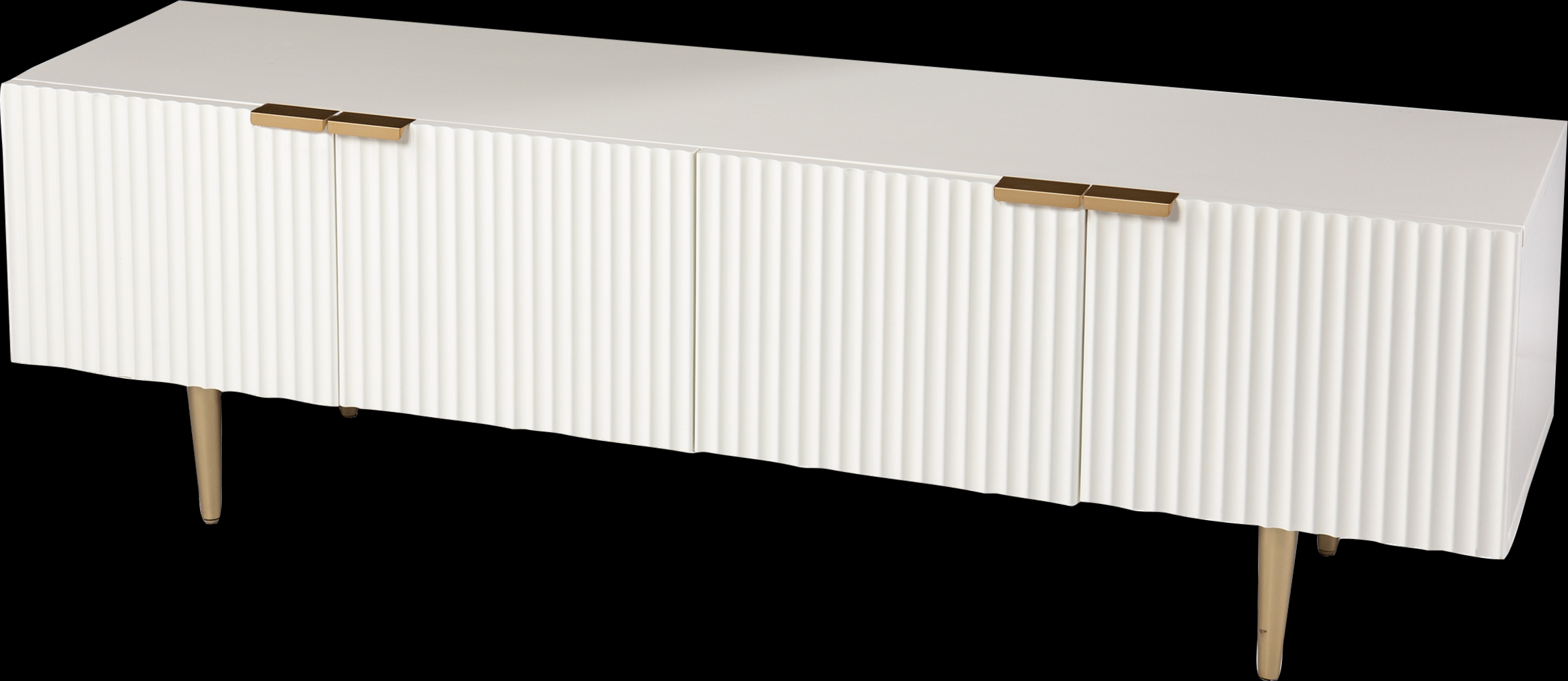 Kassarine White 60 in. Console - Thumbnail - Image 1