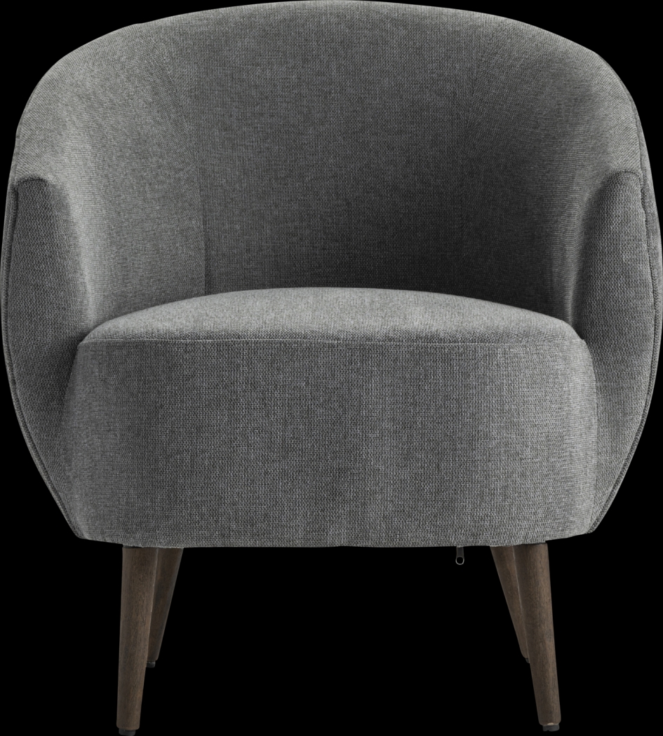 Kassell Gray Accent Chair - Thumbnail - Image 2