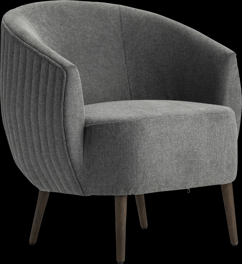 Kassell Gray Accent Chair - Thumbnail - Image 1