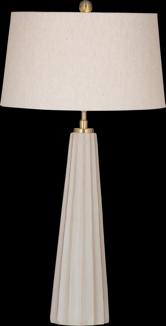 Kasso Cove Cream Lamp - Thumbnail - Image 1