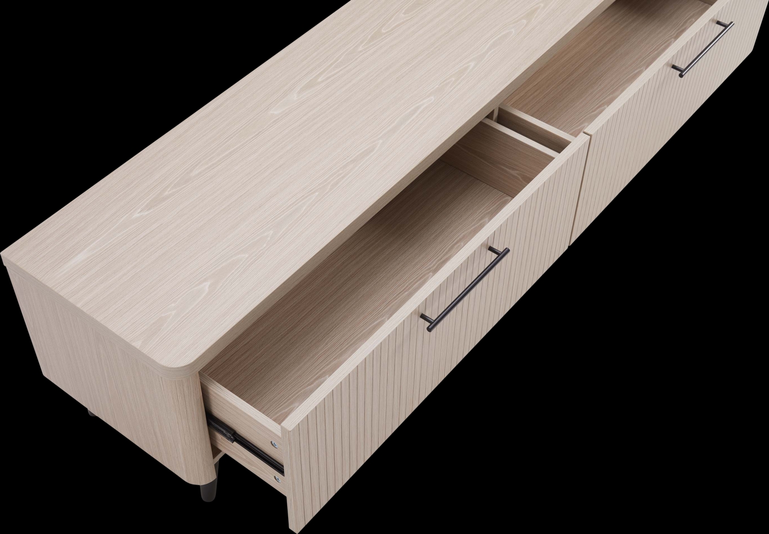 Kassy Beige 69 in. Console - Thumbnail - Image 4