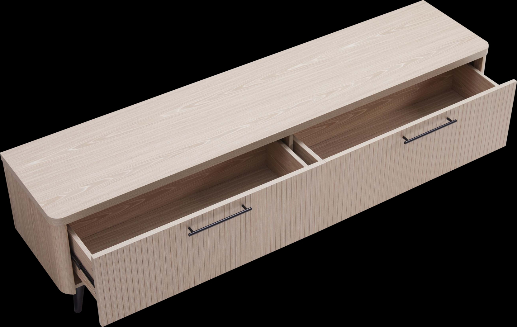 Kassy Beige 69 in. Console - Thumbnail - Image 8