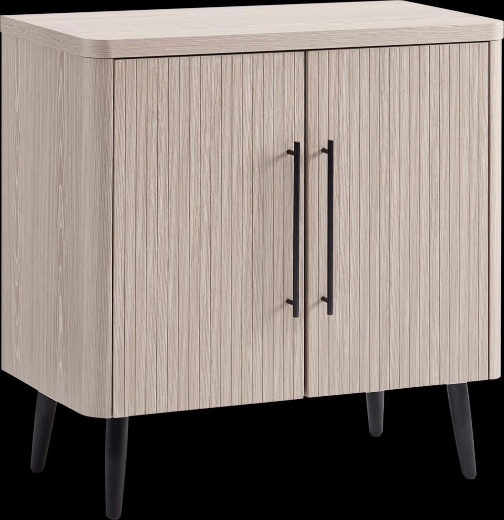 Kassy Beige Accent Cabinet - Thumbnail - Image 1