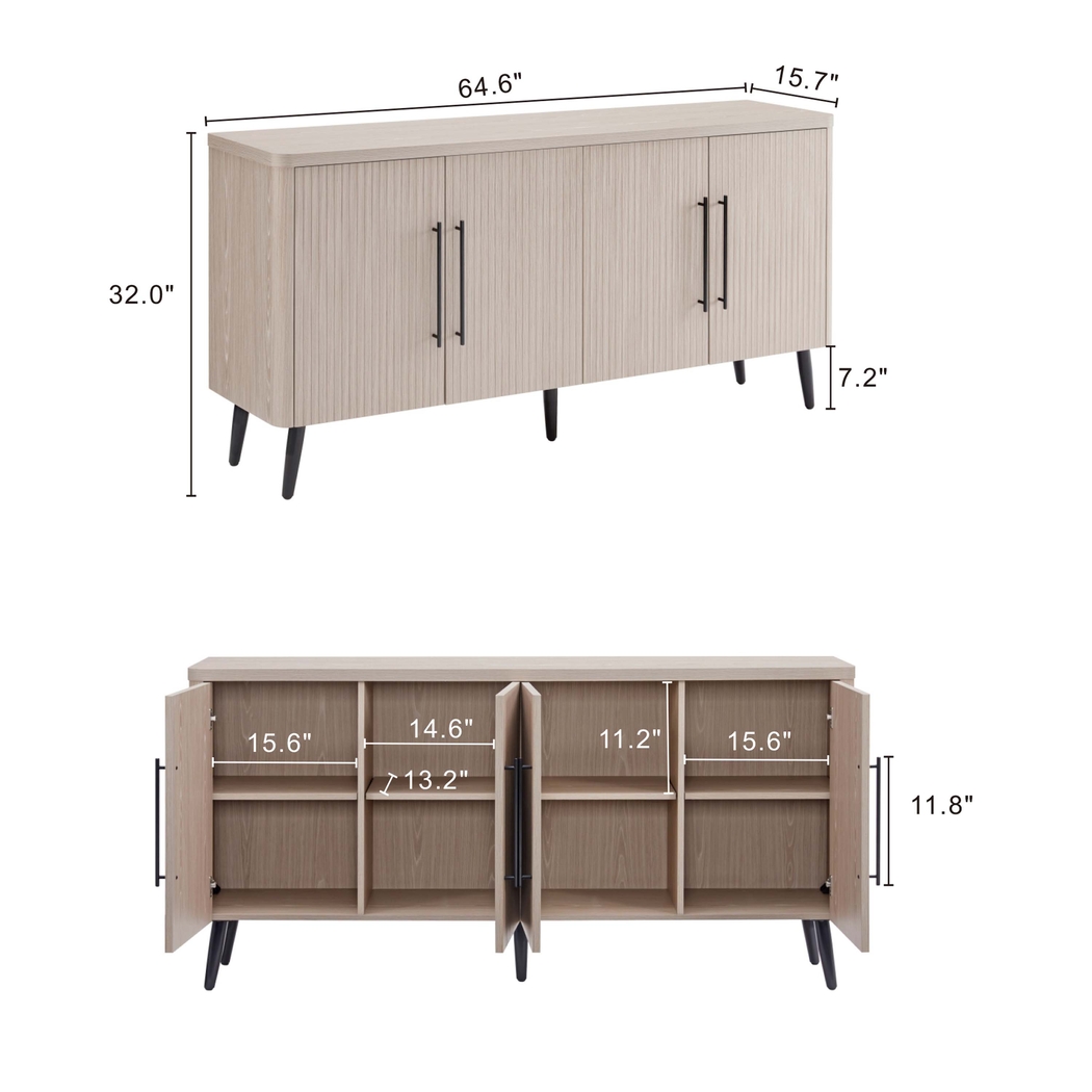 Kassy Beige Sideboard - Thumbnail - Image 12
