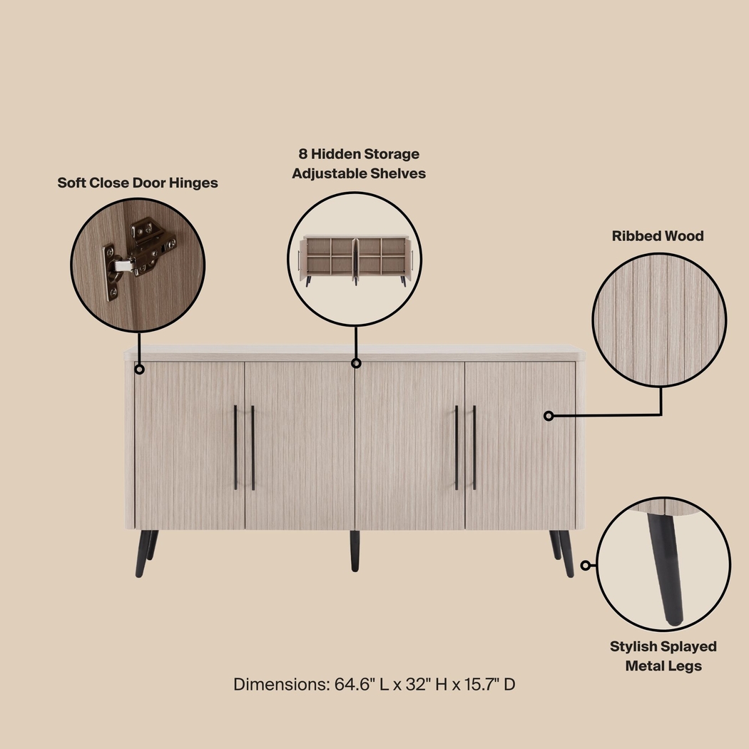 Kassy Beige Sideboard - Thumbnail - Image 10