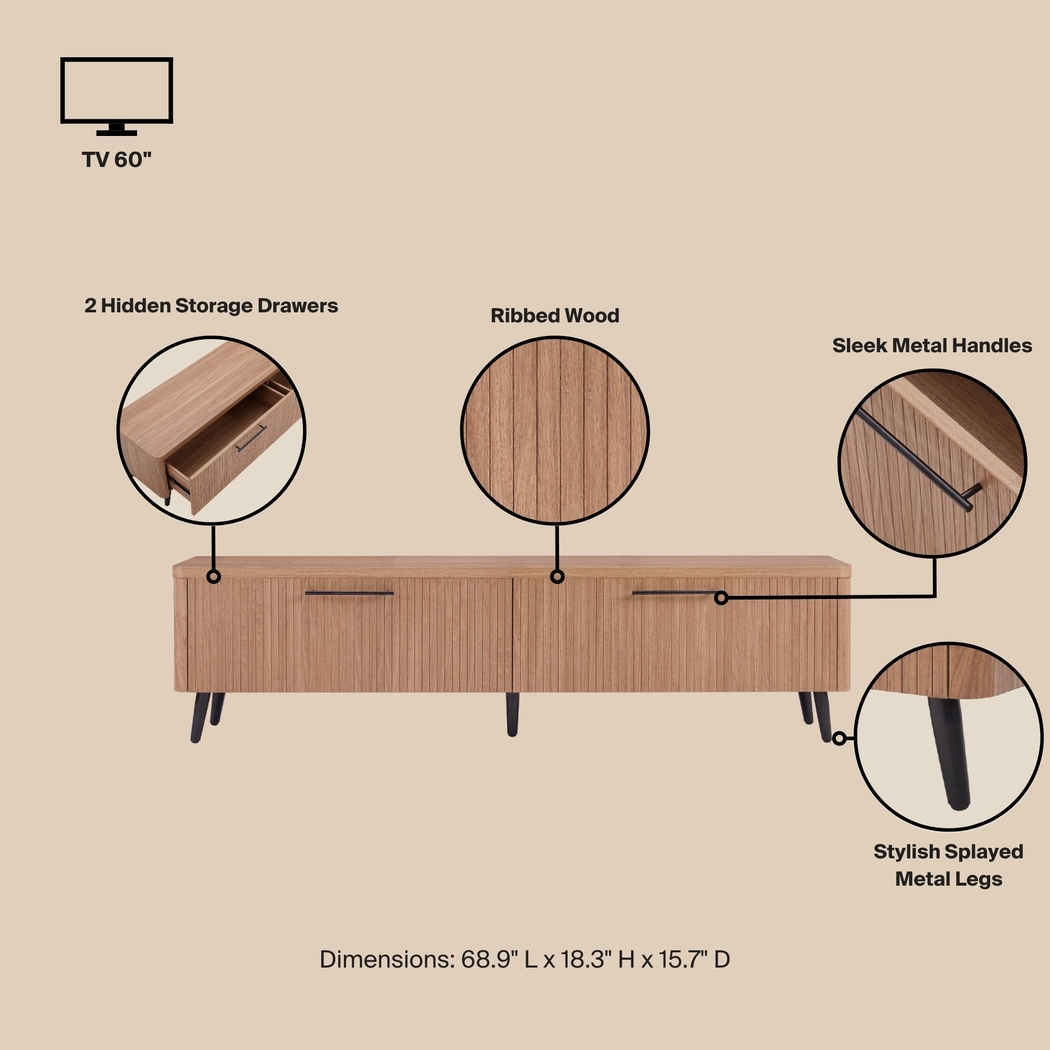 Kassy Brown 69 in. Console - Thumbnail - Image 8