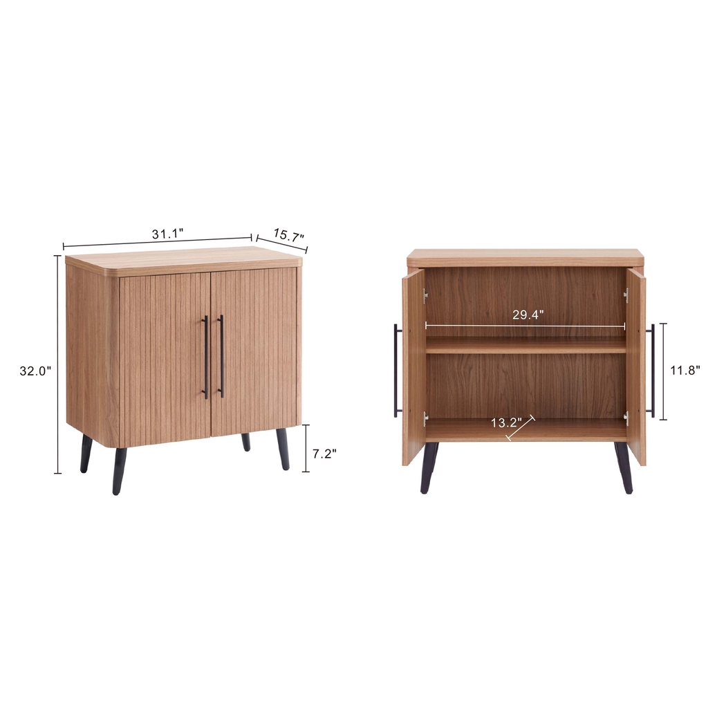 Kassy Brown Accent Cabinet - Thumbnail - Image 11