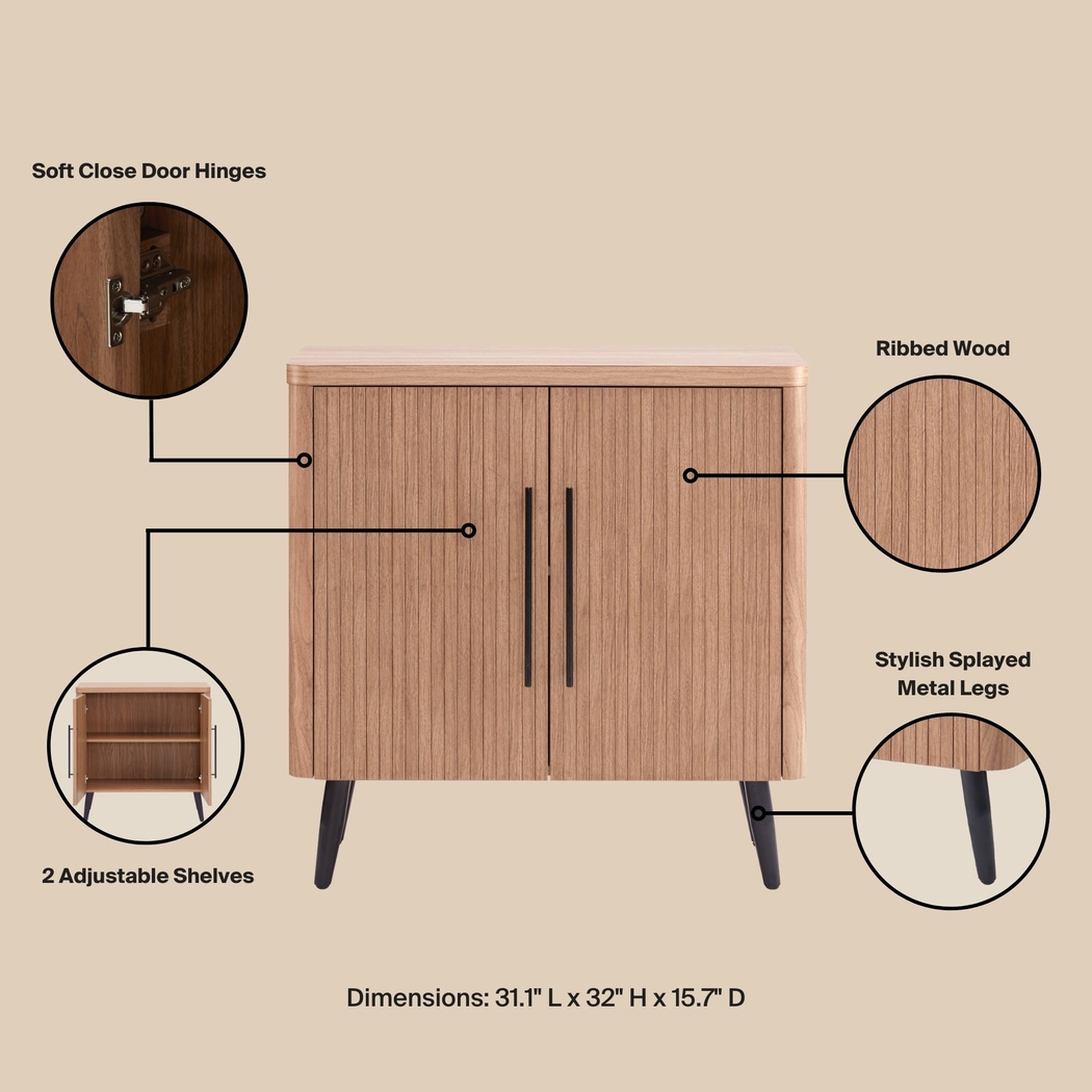 Kassy Brown Accent Cabinet - Thumbnail - Image 10