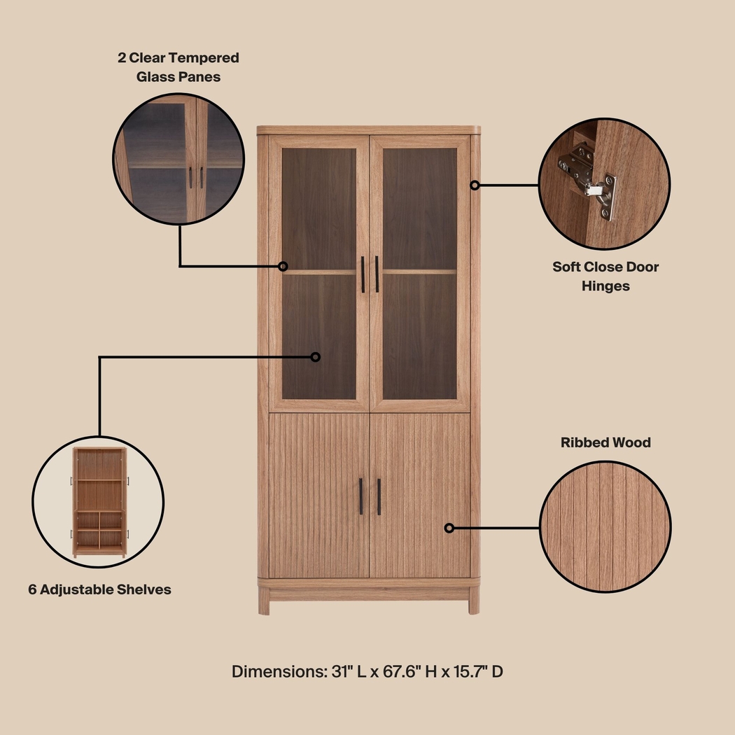 Kassy Brown Bookcase - Thumbnail - Image 10