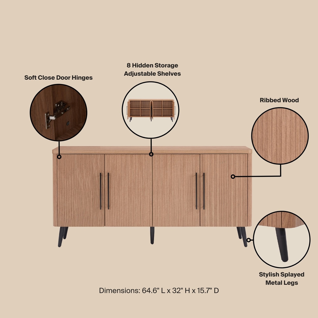 Kassy Brown Sideboard - Thumbnail - Image 10