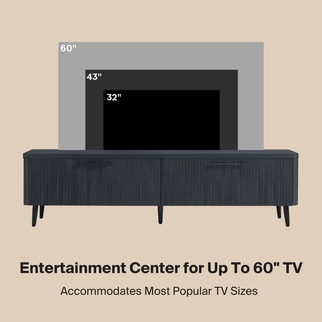 Kassy Charcoal 69 in. Console - Thumbnail - Image 9