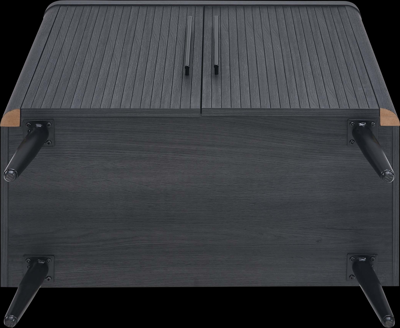 Kassy Charcoal Accent Cabinet - Thumbnail - Image 7