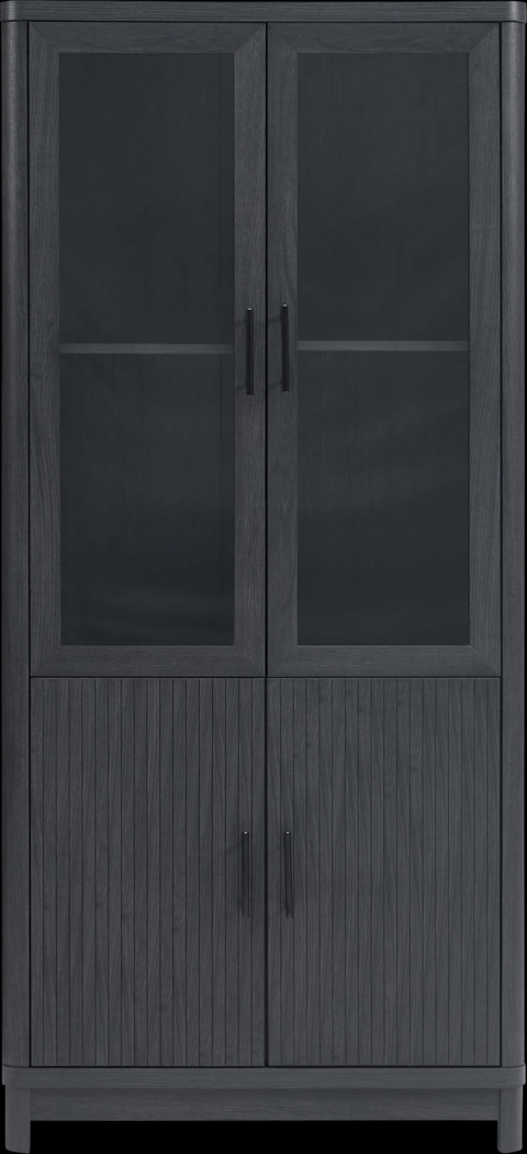 Kassy Charcoal Bookcase - Thumbnail - Image 3