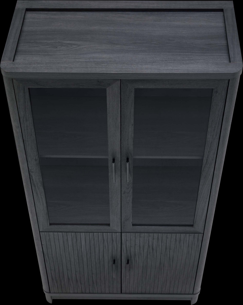 Kassy Charcoal Bookcase - Thumbnail - Image 6