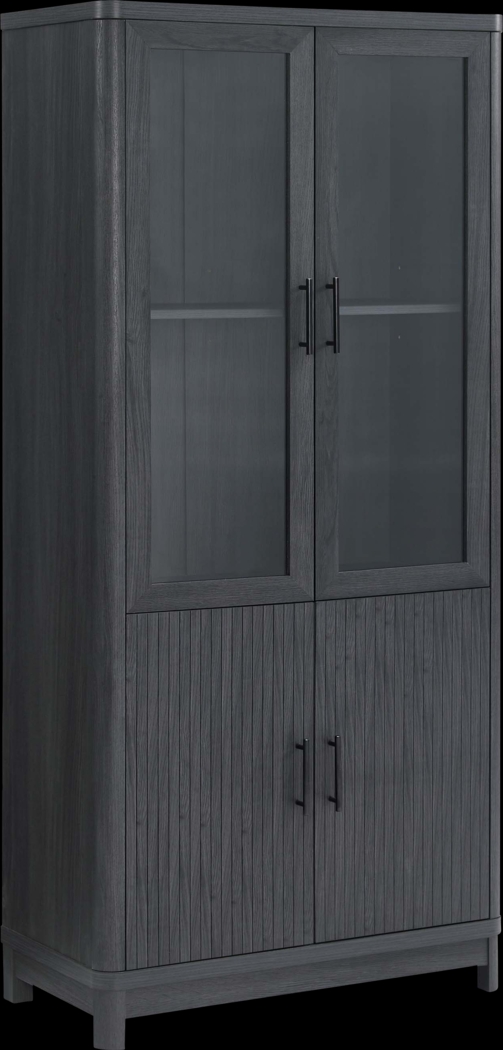 Kassy Charcoal Bookcase - Thumbnail - Image 1