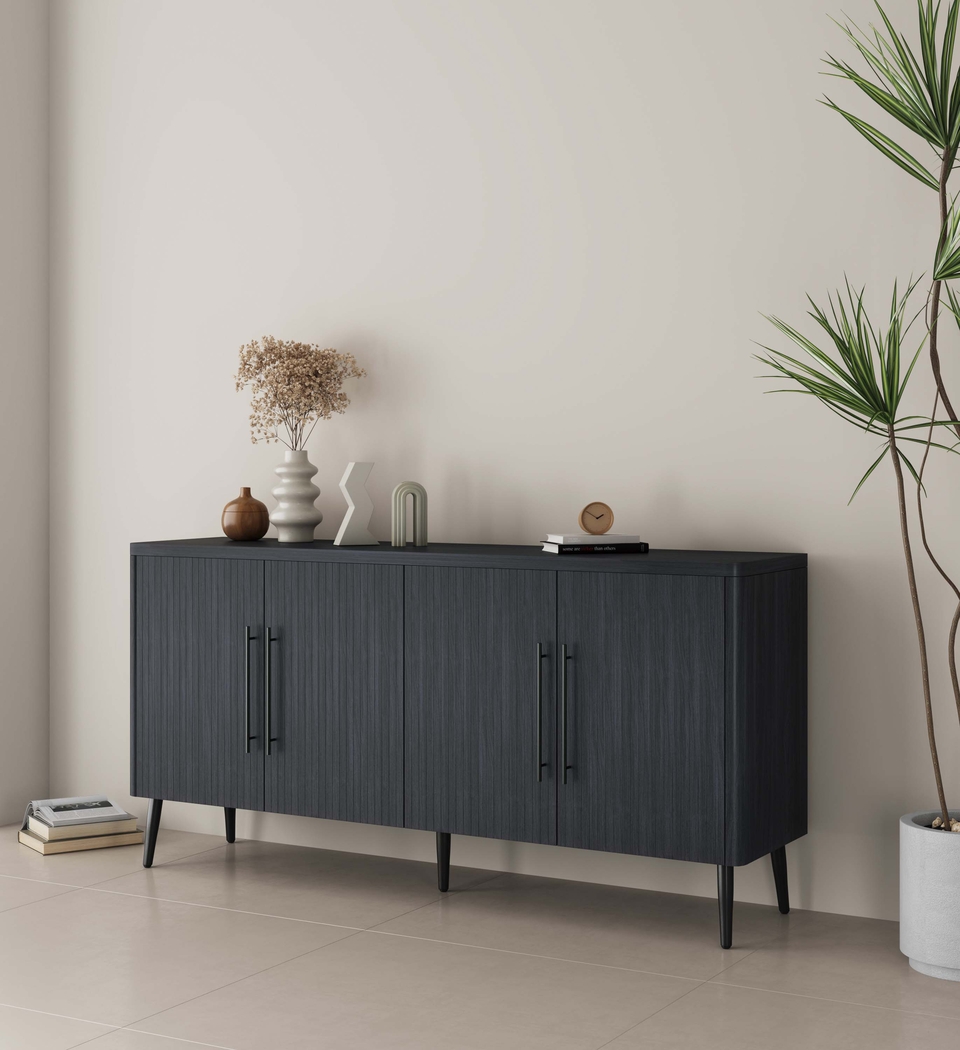 Kassy Charcoal Sideboard - Thumbnail - Image 2