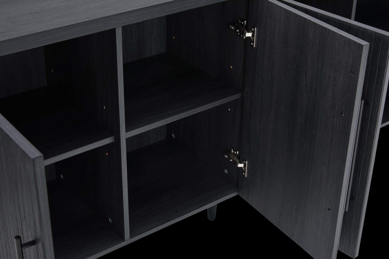 Kassy Charcoal Sideboard - Thumbnail - Image 9