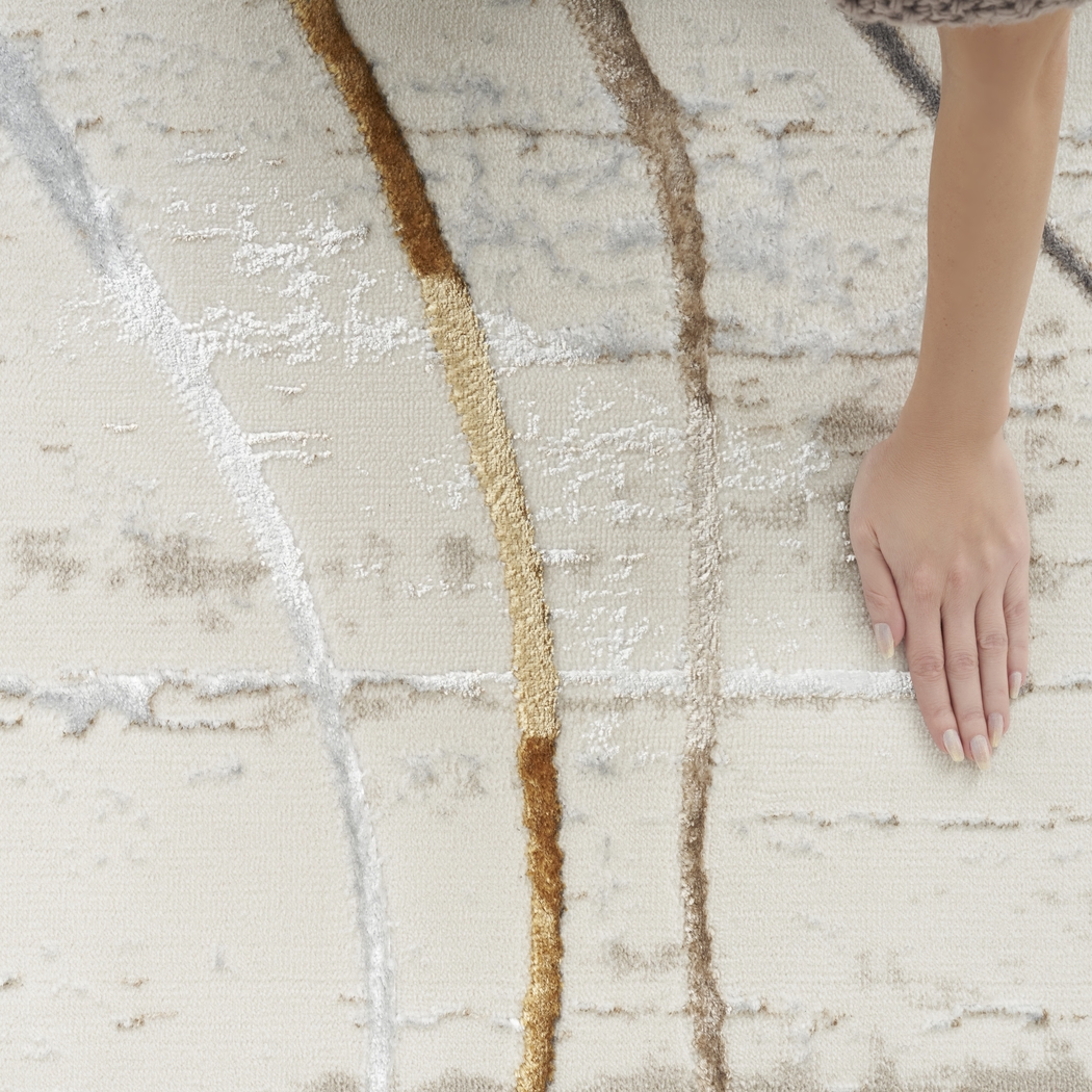 Kasula Ivory/Multi 5'3 x 7'3 Rug - Thumbnail - Image 6