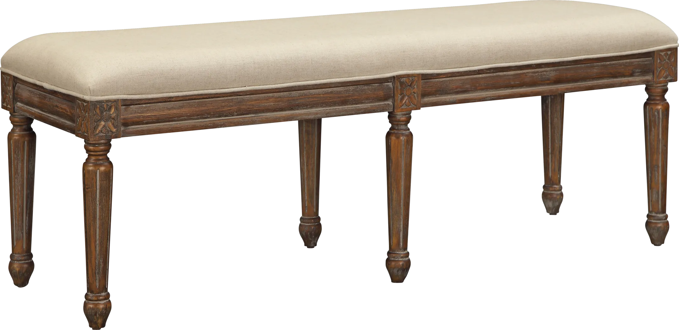 Katana Brown Accent Bench - Thumbnail - Image 1