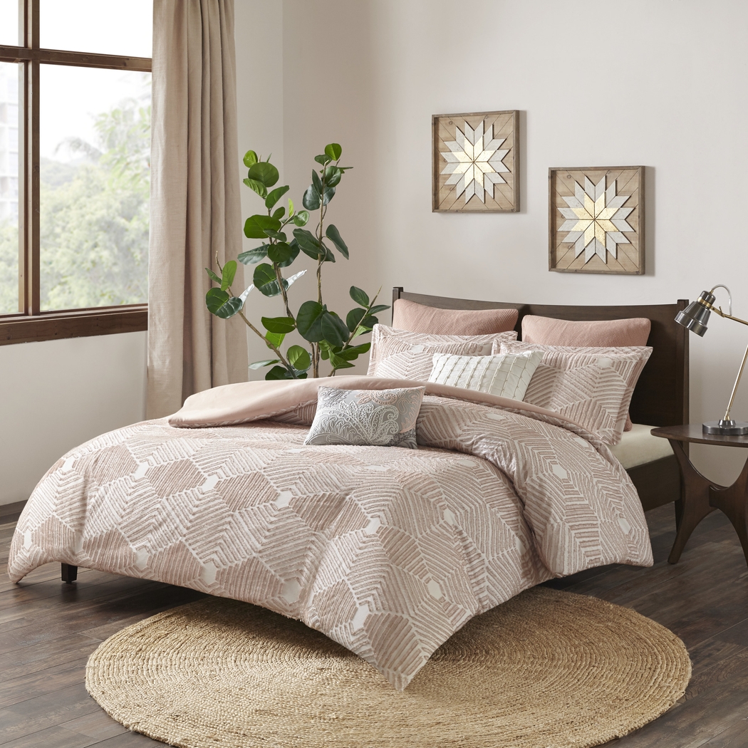 Katara Blush 3 Pc King Comforter Set - Thumbnail - Image 2