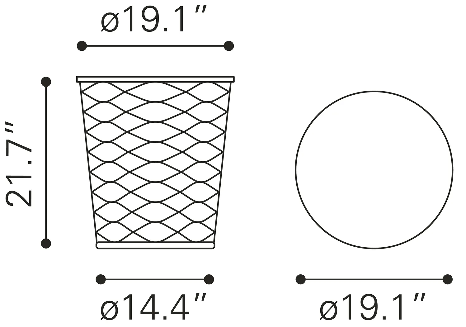 Katchemak White End Table - Thumbnail - Image 11