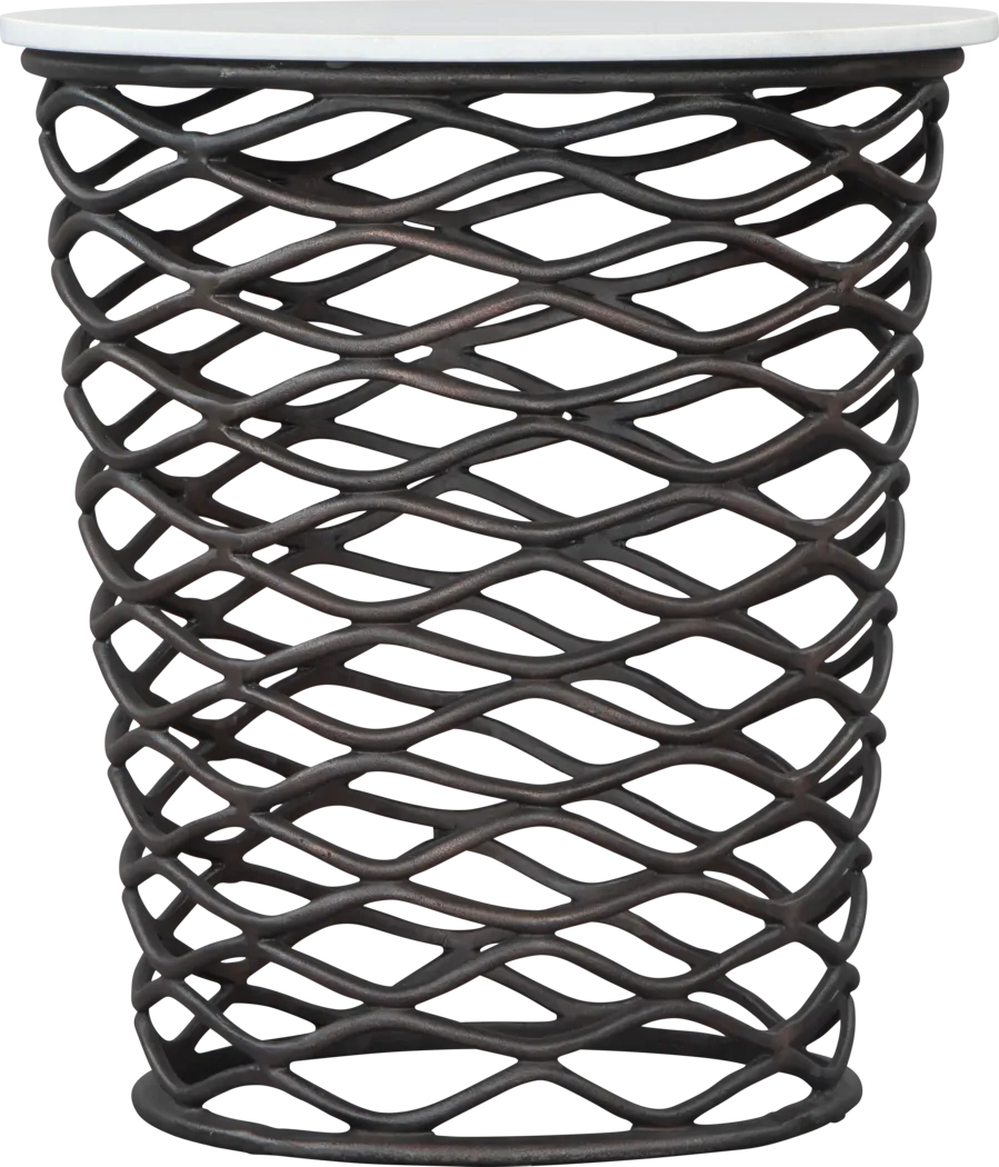 Katchemak White End Table - Thumbnail - Image 5