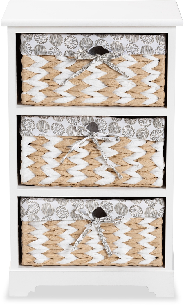 Kathimae White Storage Cabinet - Thumbnail - Image 7