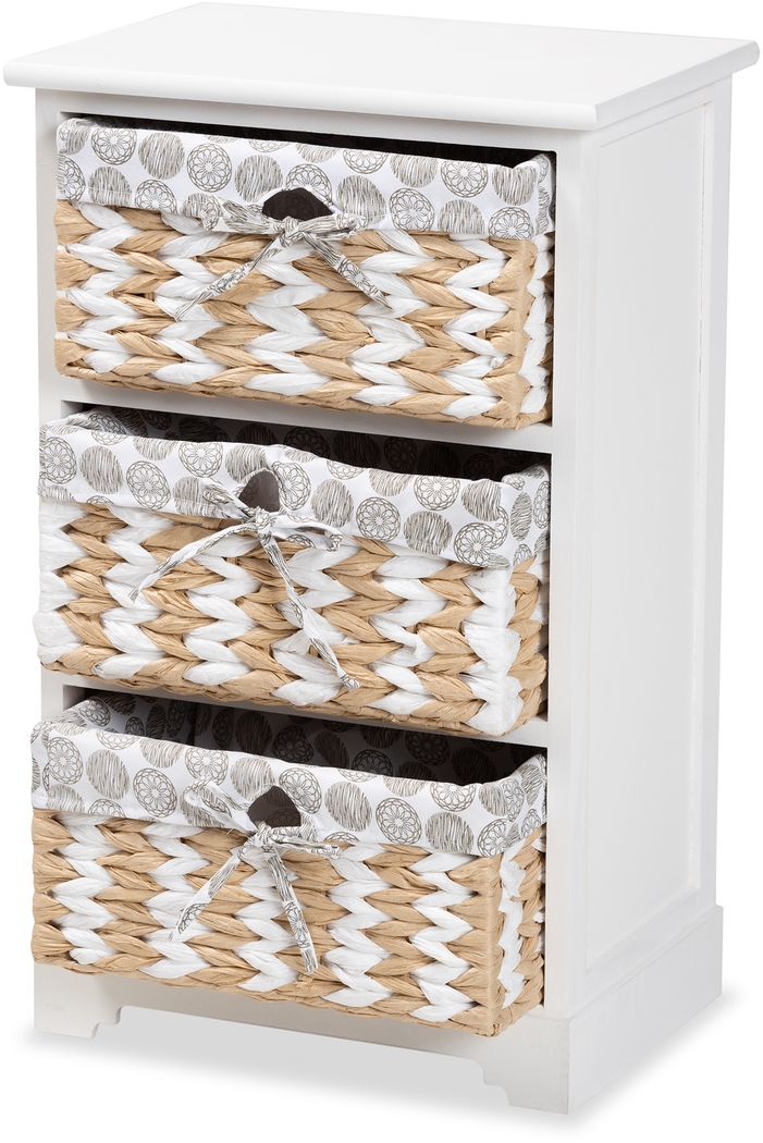 Kathimae White Storage Cabinet - Thumbnail - Image 8